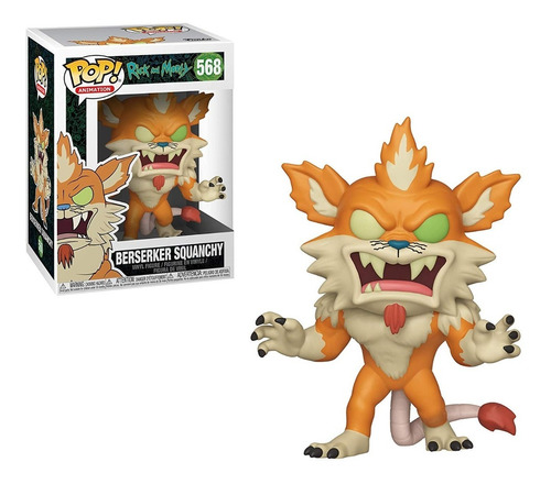 Funko Pop Rick And Morty Berserker Squanchy