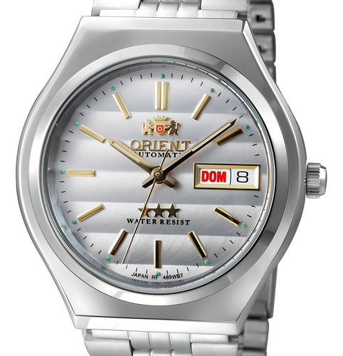 Relógio Orient Prata 469wb7af B1sx