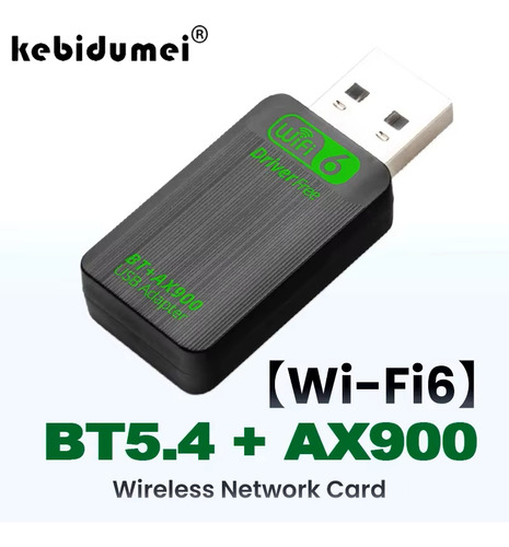 2 X1 Adaptador Usb Wi-fi 6+bluetooth 5.4 D. Band Win 10 E 11