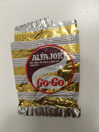 Antiguo Envoltorio De Alfajor Go-go 1990, Chocolate