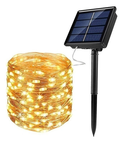 Guirnaldas Led Para Jardin Luces Ada Solares 30 Mtrs 300led