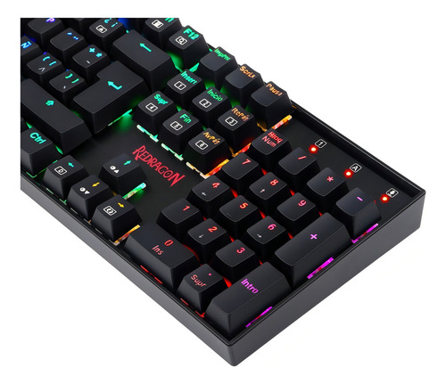 Teclado Redragon Mitra Qwerty Español Latinoamérica Rgb