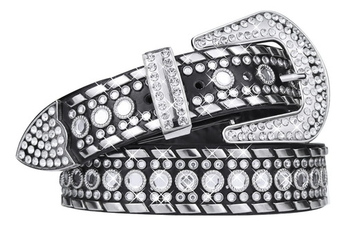 Cinturón De Diamantes De Imitación De Lujo Crystal Unisex