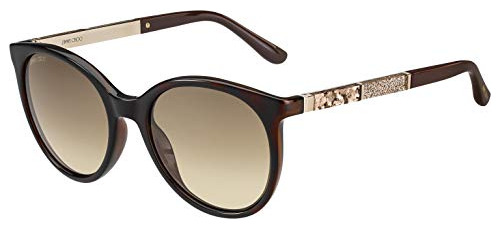 Gafas De Sol Jimmy Choo (erie-s 9n4/ha) Havana Oscura N9cmz