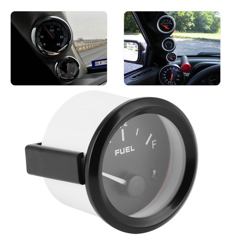 Indicador De Nivel De Combustible De 2 Pulgadas, Luz Blanca