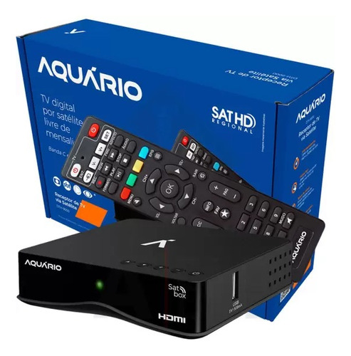 Receptor Digital Full Hd Satbox Dth-9000 Aquário