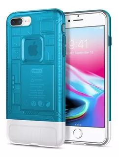 Funda Spigen Uso Rudo Classic Para iPhone 7 Plus | 8 Plus Color Blueberry Classic C1