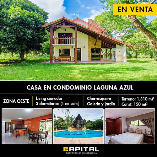 Alquilo Bonita Casa En Condominio Ecologico Laguna Azul