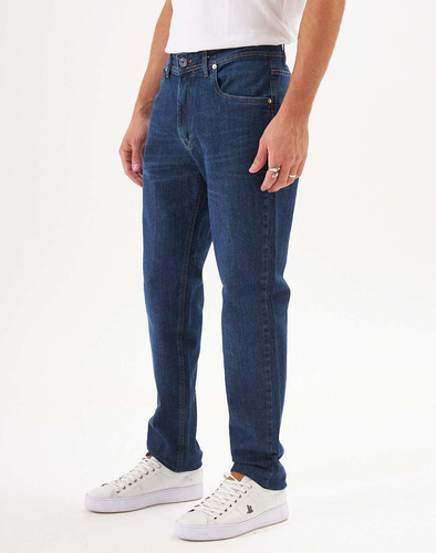 Jean Hombre Brooksfield Slim Fit Firenze Dark Blue 5110b