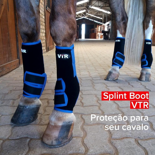 Imagem 3 de 3 de Splint Boot Nd Vtr Ventury Caneleira Boleteira Cavalo