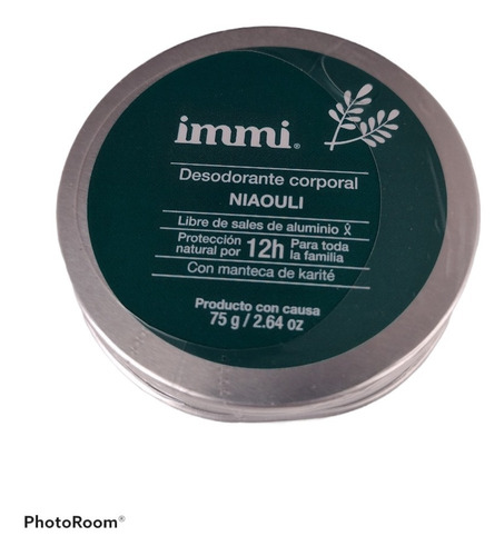 Desodorante Immi Lavanda Libre Aluminio Y Triclosan Vegano