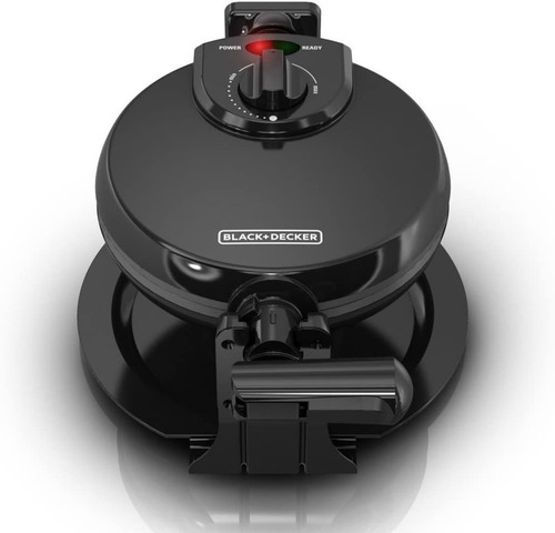 Imagen 2 de 5 de Waflera Estilo Belga Giratoria Black&decker Wm1000b