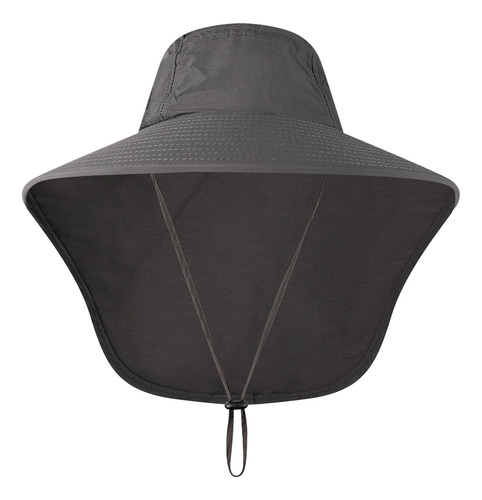 Gorra Pesca Sol Amplio Borde Con Solapa Cuello Para Viaje Ca