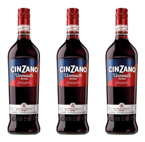 Aperitivo Cinzano Rosso 950 Ml X3 Oferta - Fullescabio