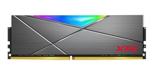 Imagen 1 de 1 de Memoria Ram Adata D50 8gb 4133 Plata Rgb Ax4u413338g19j-st50