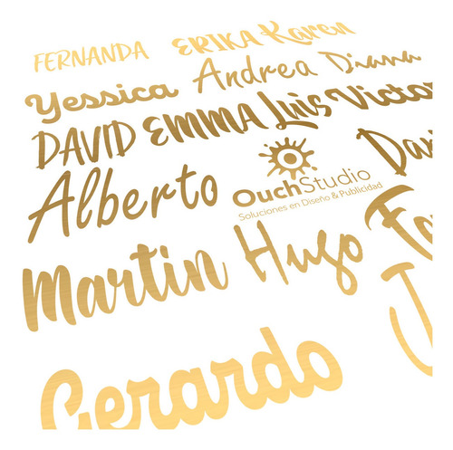 Stickers Personalizados Nombres Para Vaso Cotizacion