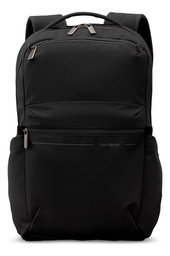 Mochila Samsonite Better Than Basics Para Laptop 15.6 21l Recycled Smart Sleeve Viaje Trabajo Compartimentos Acolchados Bolsillos Laterales Black Samsonite