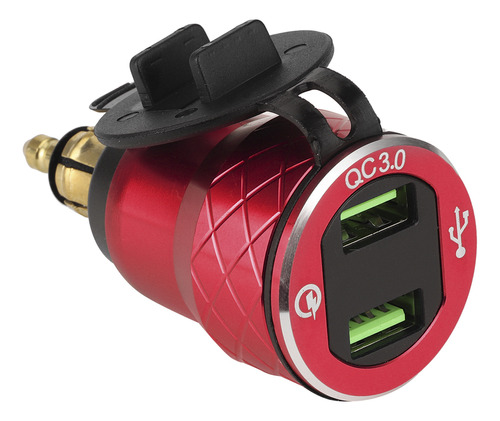 Cargador Usb 12v-24v, Puerto De Motocicleta, Toma De Corrien