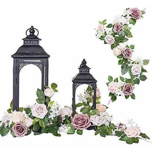 Lings Moment Handcrafted Rose Flower Garland Arreglos Floral