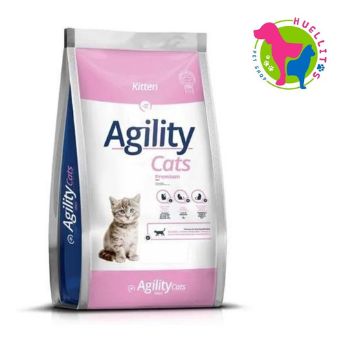 Agility Gato Kitten/gatito X 1.5kg- E/g Z/oeste Huellitas