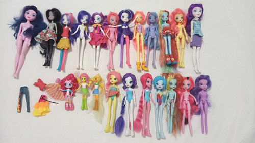 My Little Pony Ecuestria Girl Lote (Usado)