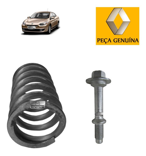 Kit Mola Parafuso Fixaçao Catalisador Fluence 2011 Em Diante