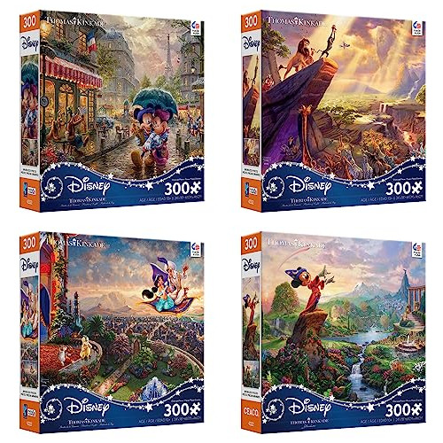 Kinkade Disney - Paquete De Valor De Rompecabezas De 30...