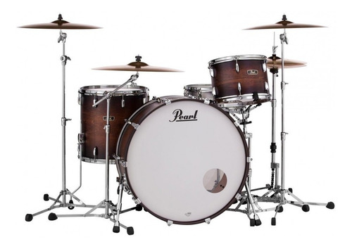 Bateria Pearl Wood-fiberglass 3 Cpos 22-13-16 Fw923xp/c 327