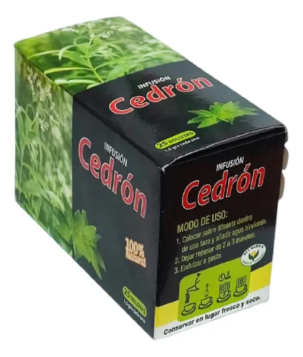 Te Cedron Hierba Filtrante Infusión 25 Sobres Cedrón