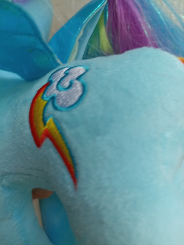 Peluche Pony Pelo Largo, Rainbow 22cm
