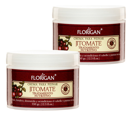 2 Pzas Crema Para Peinar Jitomate Tratamiento Nutritivo