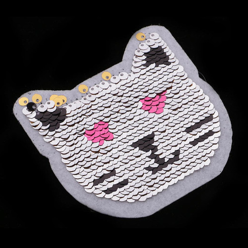 De Gato Con Lentejuelas, Transferencia Termoadhesiva, , Para