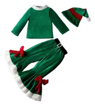 Comprar Navidad Ropa Niños Cosplay Traje De Tres Piezas