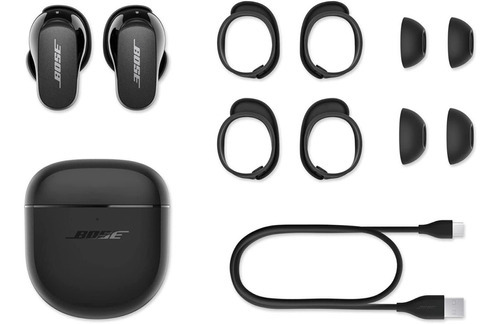 Auriculares Bose Quietcomfort 2 Modelo + Bateria Color Negro