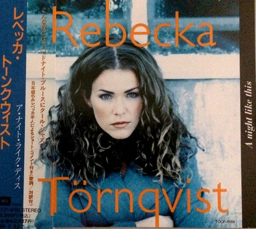 Rebecka Tornqvist A Night Like This Cd Jap Usado Obi