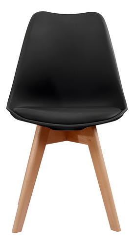 Cadeira Para Mesa De Jantar Charles Eames Wood Eiffel Design Cor da estrutura da cadeira Preto