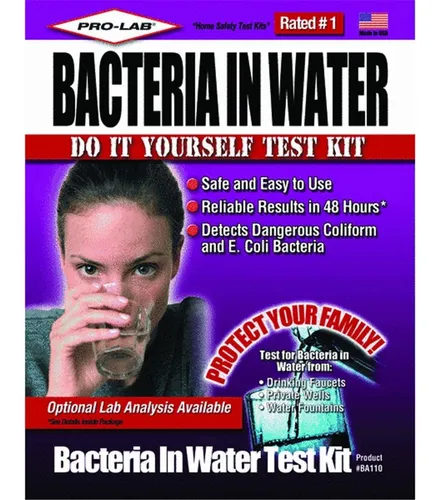 Kit De Prueba De Bacterias En Agua Con Consulta Y Análisis