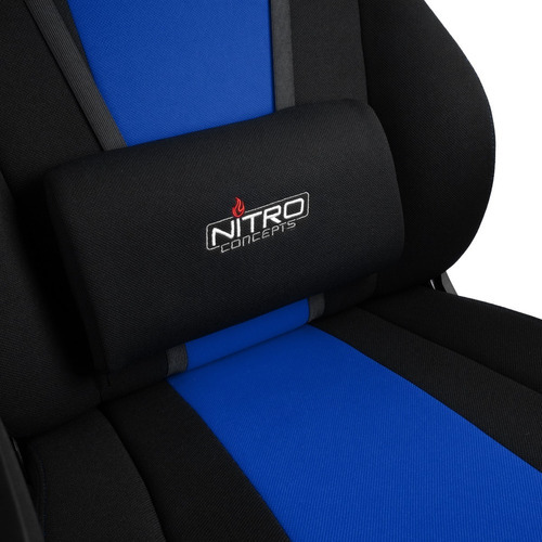 Silla Gaming Nitro Concepts E250 Color Negro/azul