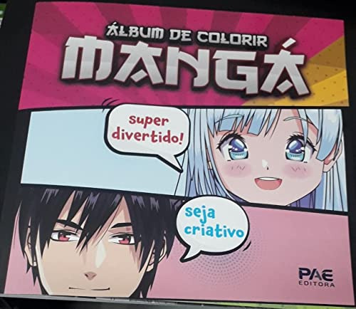 Libro Album De Colorir - Manga