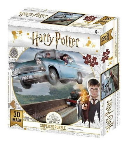Imagen 1 de 5 de Puzzle Rompecabeza 300 Pzs Prime 3d Harry Potter Ford Anglia