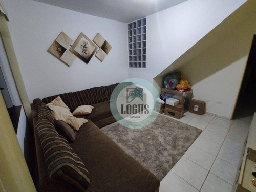 Imagem 5 de 30 de Sobrado Bem Distribuído Com 230m² Composto Por 4 Dormitórios Sendo 1 Suíte Com Varanda, À Venda Por R$ 390.000,00 - Jardim Esmeralda, Sbc/sp - So0615