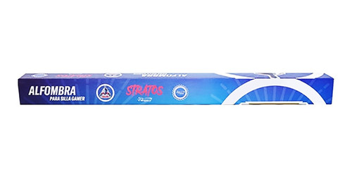 Imagen 5 de 6 de Alfombra Gamer Stratos Njoytech 120x120 Para Sillas Gamer