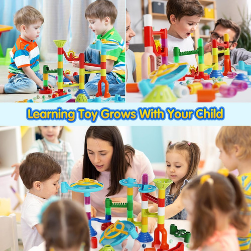 Juguete De Mármol Run, 110pcs Maze Maze Kit Stem Educational