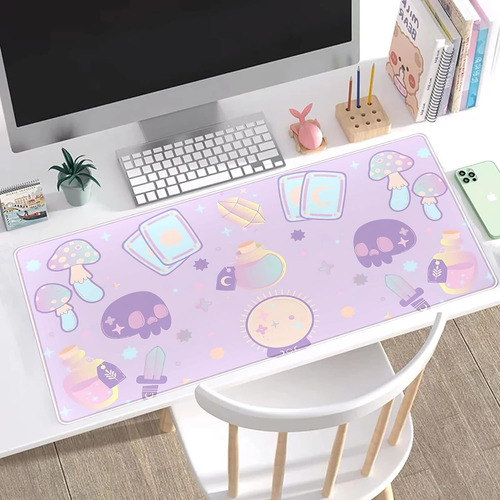 Alfombrilla De Escritorio Purpura Kawaii, Alfombrilla De ...
