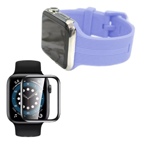 Pulso Correa Silicona Applewatch+ Protector Pantalla Premium