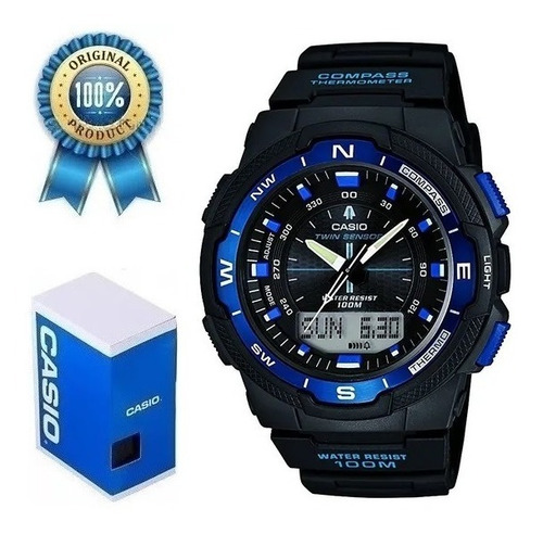 Reloj Casio Sgw500 Sensor Brújula Termómetro