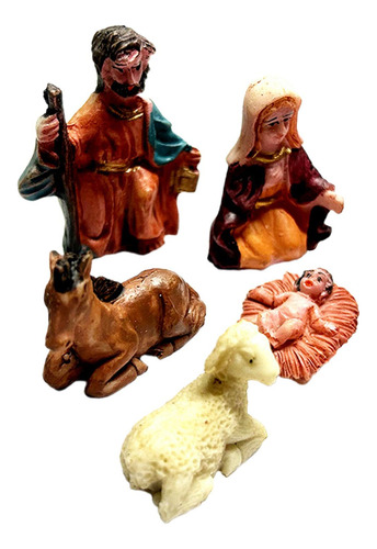 Juego En Miniatura De 5 Accesorios De Adorno Navideño Del