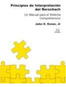 Principios De Interpretacion Del Rorschach (libro Original)