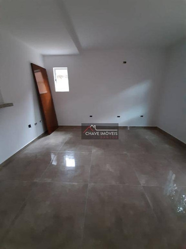 Imagem 21 de 30 de Sobreposta Recém Construída, Com 2 Dormitórios Suítes, 2 Vagas À Venda, 90 M² Por R$ 477.000 - Marapé - Santos/sp - So0137
