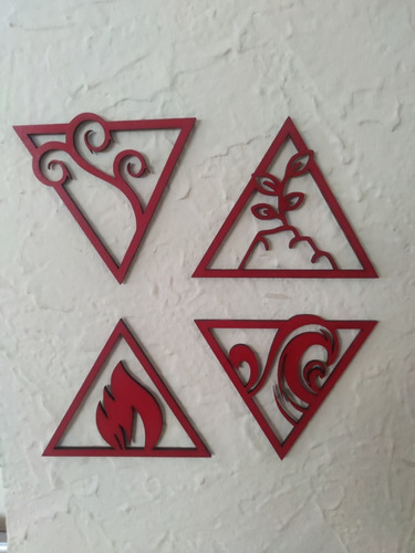 Pack Decoración Para Muros - Elementos - Forma Triangular